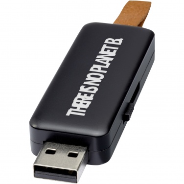 Logo trade promotional giveaways image of: Gleam 8GB light-up USB flash drive